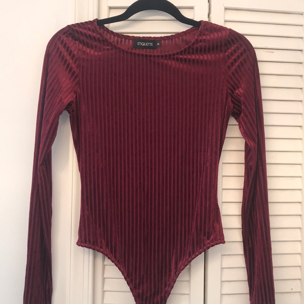Red Velvet Bodysuit